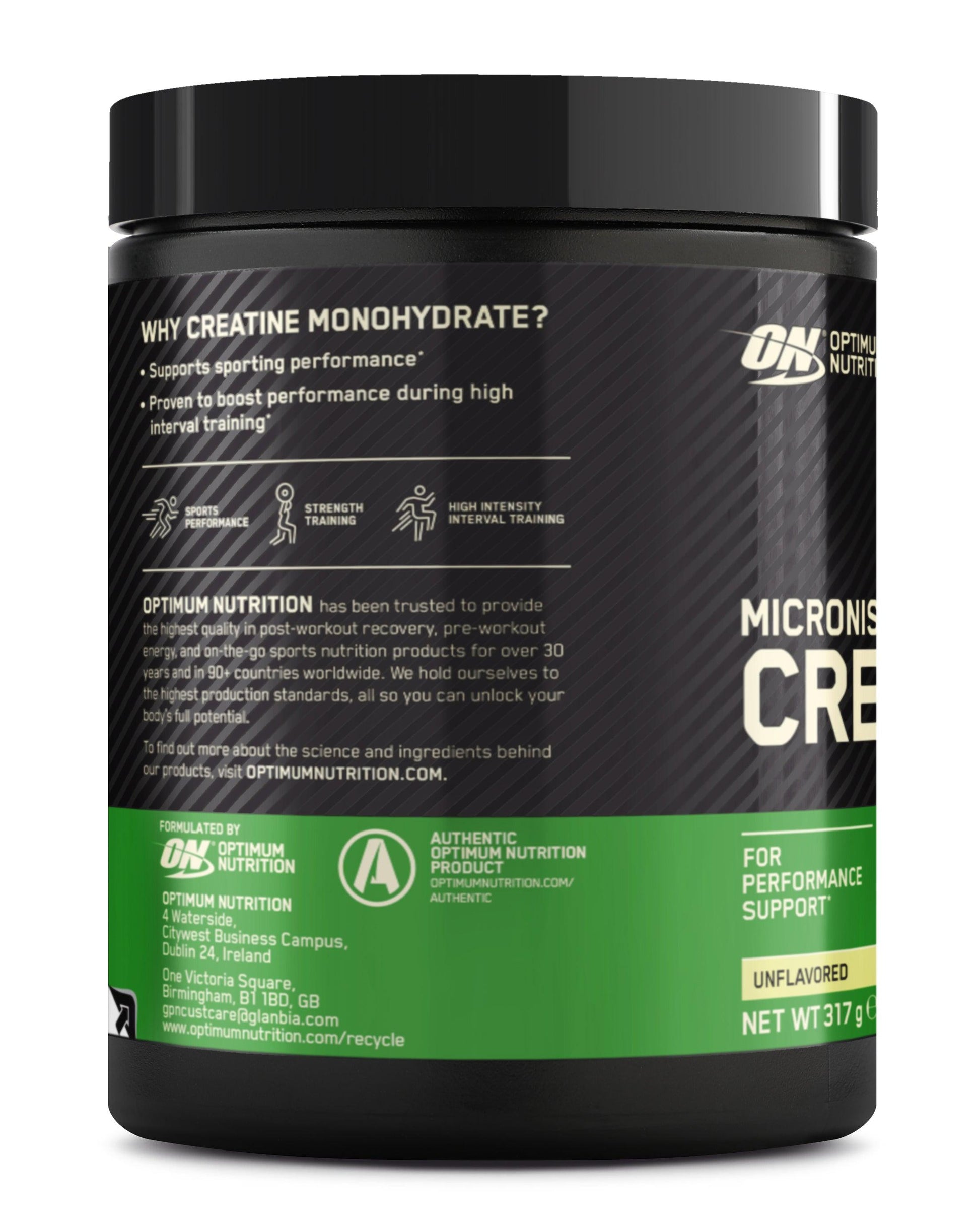Micronised Creatine Powder (317g - 634g) - Optimum Nutrition