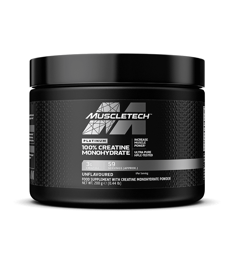 100% Creatina Monoidratada Platinum 200g - Muscletech