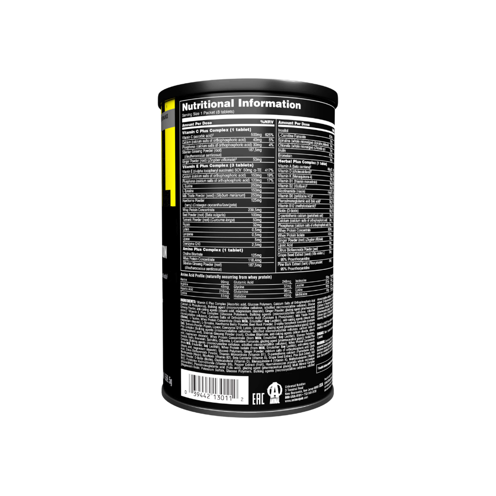 Animal™ Pak Ultimate Foundation 44 Saquetas - Universal Nutrition