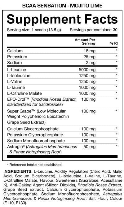 BCAA Sensation™ 417g - Dedicated