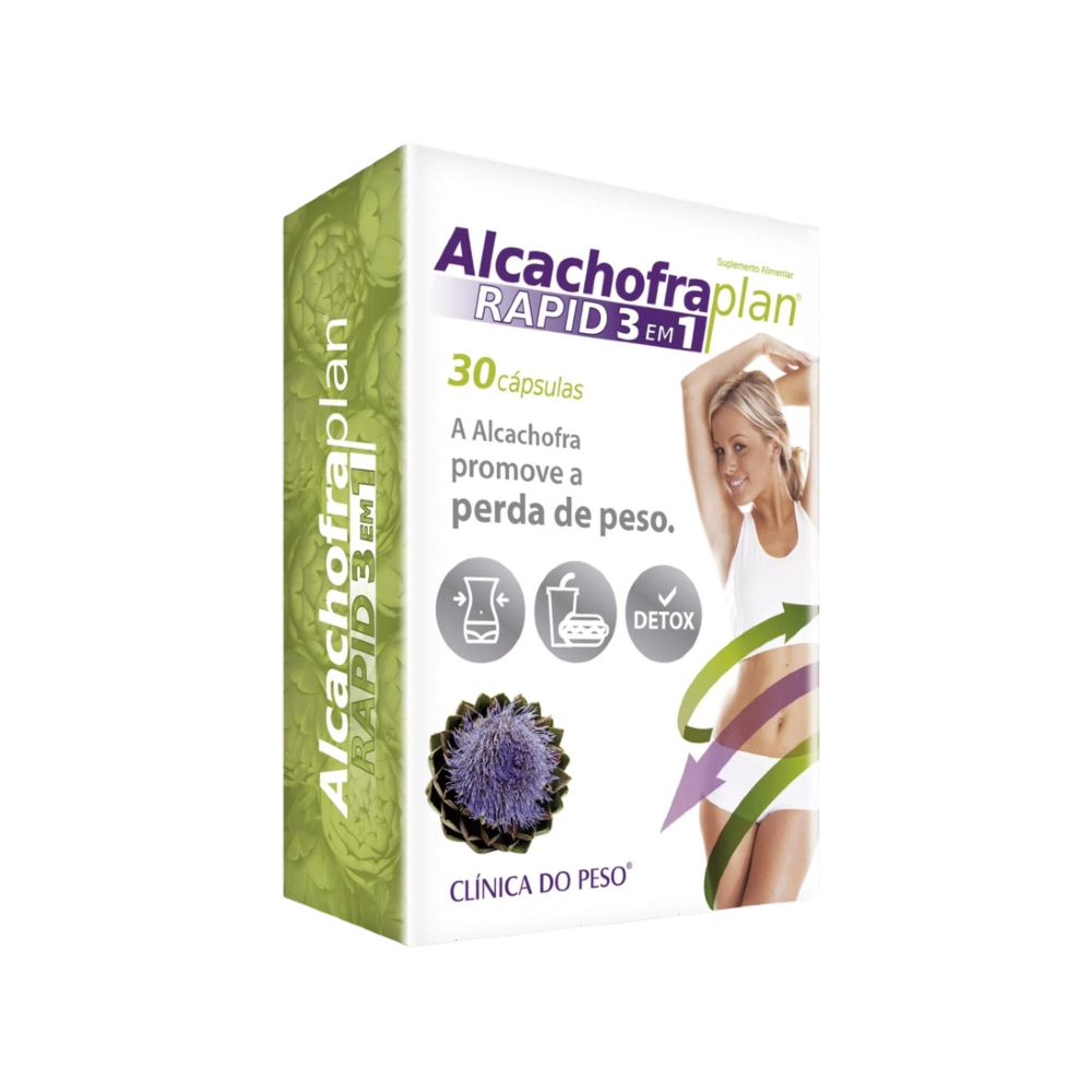 Alcachofra Plan Rapid 3 em 1 30 Cápsulas - Fharmonat