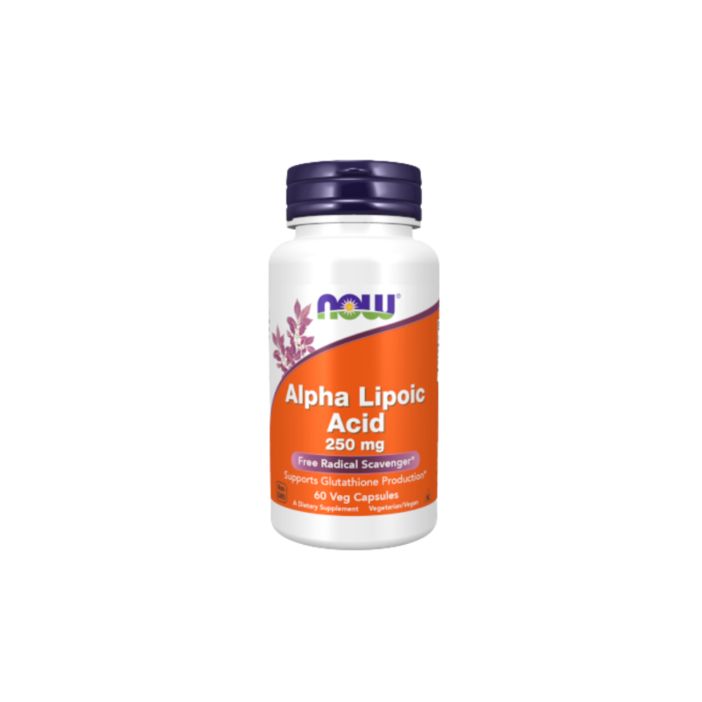 Ácido Alfa Lipóico 250mg 60 Cápsulas - Now Foods