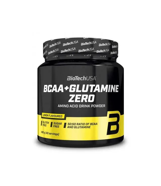 BCAA + Glutamina Zero 480g - BiotechUSA