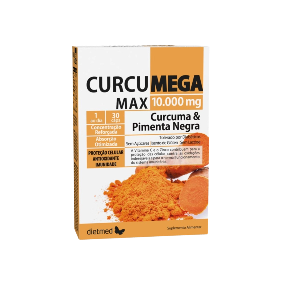 Curcumega Max 10g 30 Cápsulas - Dietmed