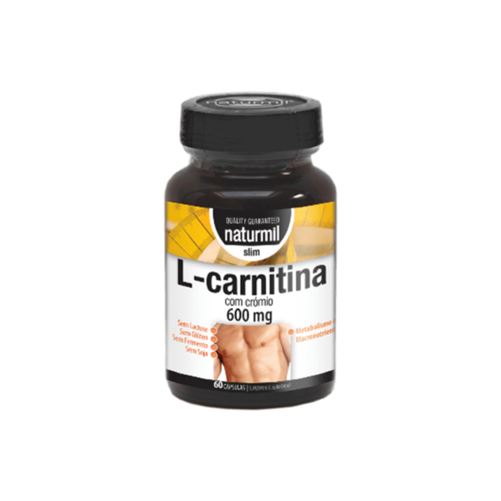 L-Carnitina Slim 600mg 60 Cápsulas - Naturmil