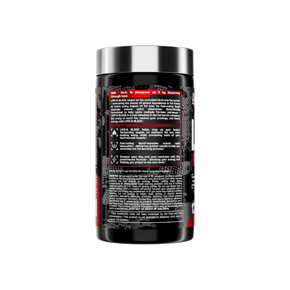 Lipo-6 Black 120 Cápsulas - Nutrex