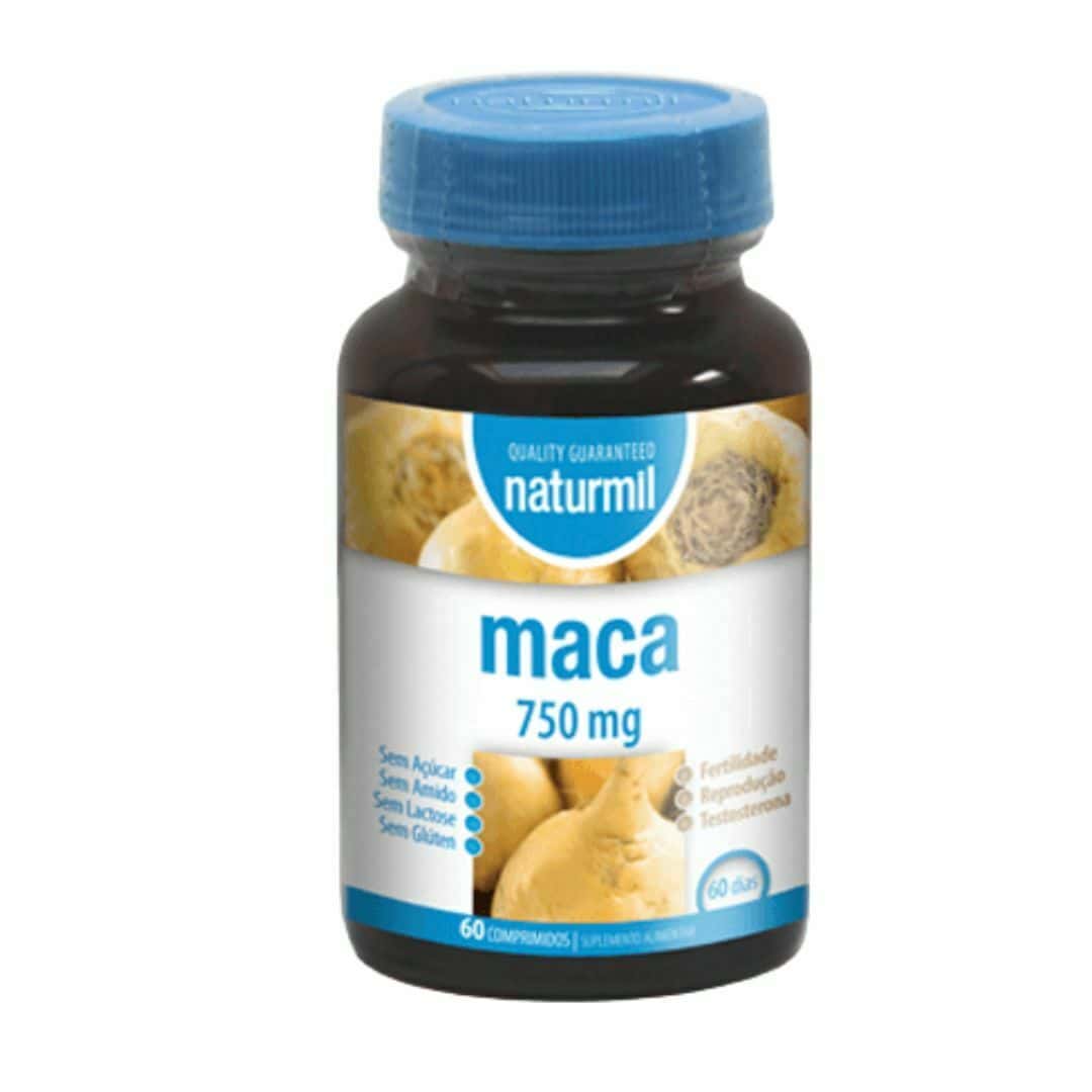 Maca 750mg 60 Comprimidos - Naturmil